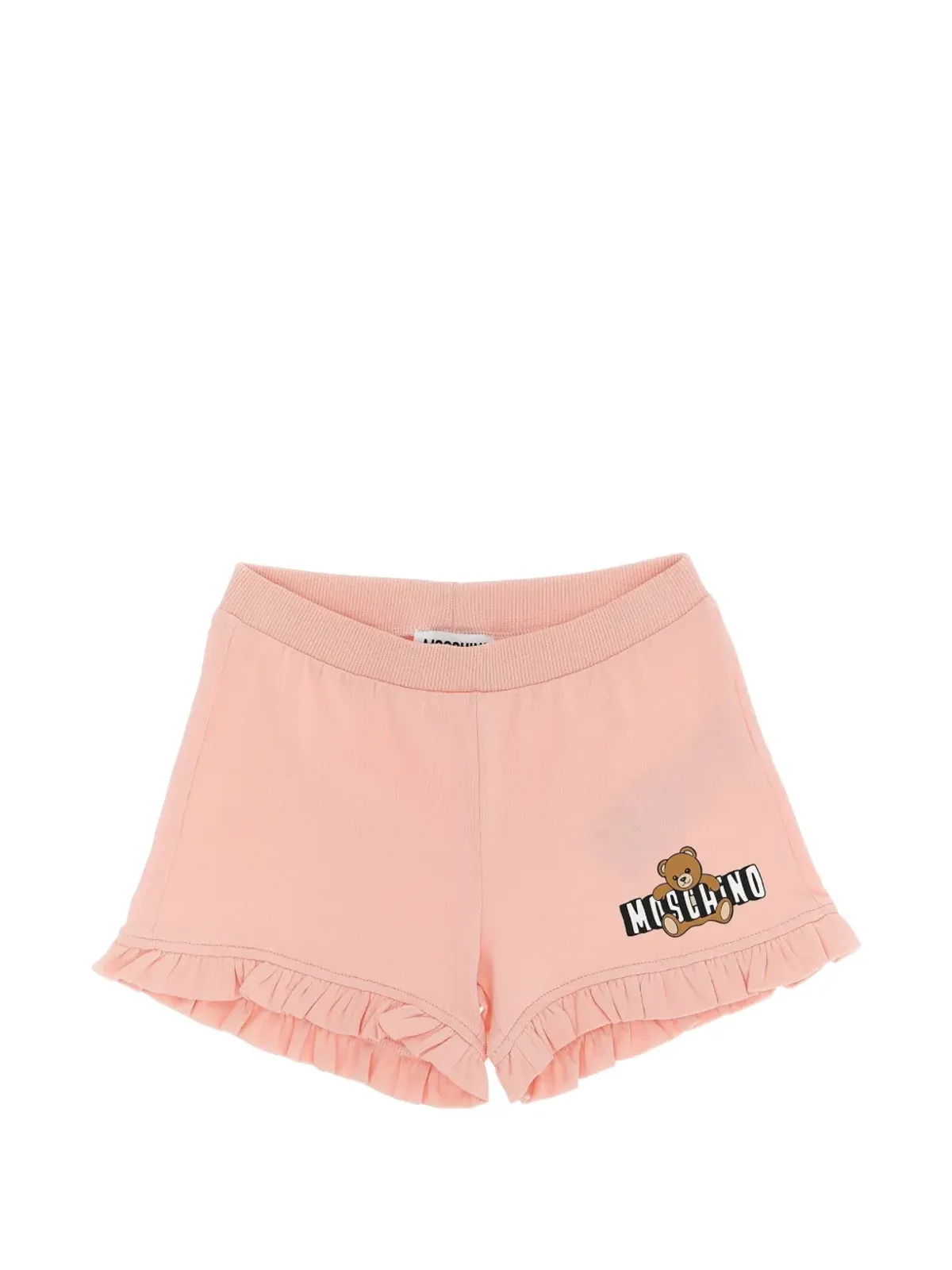 Moschino Kids ベアプリント・フリル付きショーツセット - 画像3