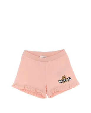 Moschino Kids ベアプリント・フリル付きショーツセット - サムネイル3