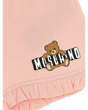 Moschino Kids ベアプリント・フリル付きショーツセット - サムネイル4