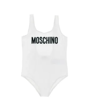 Moschino Kids ロゴ入りワンピース水着 - サムネイル1