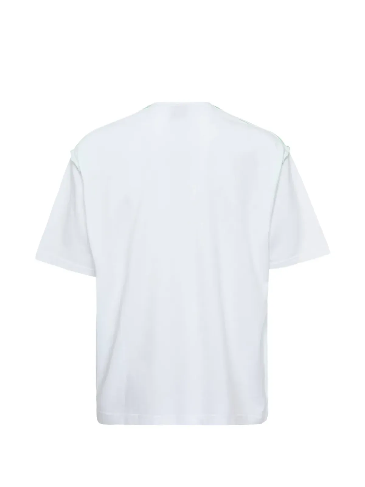 SOLID HOMME 洗い加工ショルダートリムTシャツ - 画像2