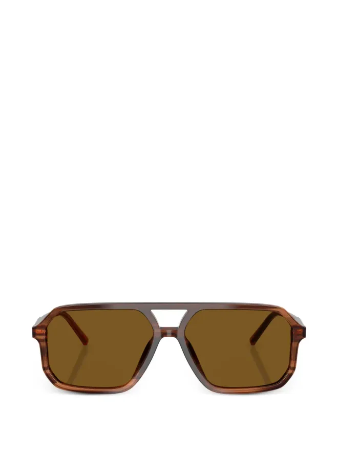 Dolce & Gabbana Dolce & Gabbana パイロットフレームべっ甲調サングラスの商品画像