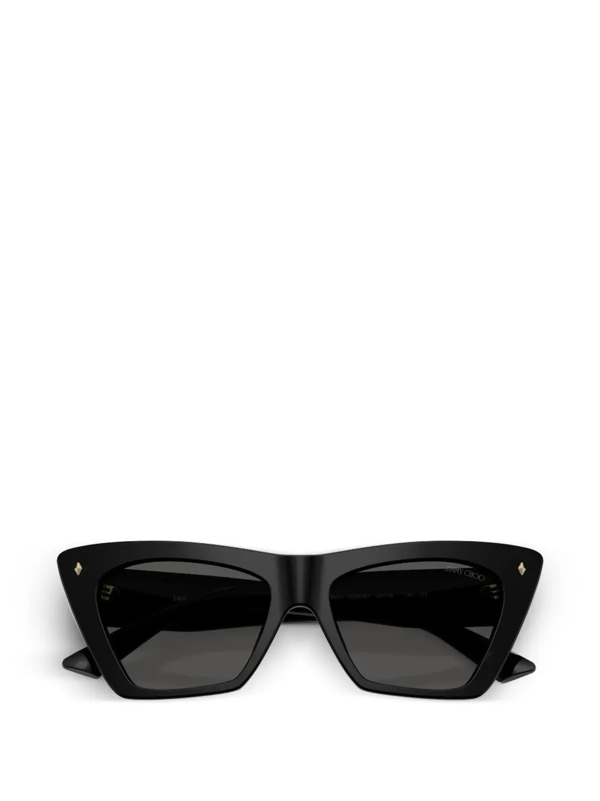 Jimmy Choo Eyewear キャットアイフレーム サングラス - ブラック - 画像5