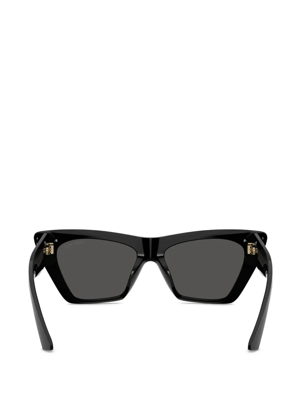 Jimmy Choo Eyewear キャットアイフレーム サングラス - ブラック - 画像4