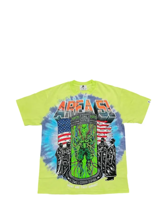 Warren Lotas Warren Lotas タイダイ柄 半袖Tシャツ - グリーンの商品画像