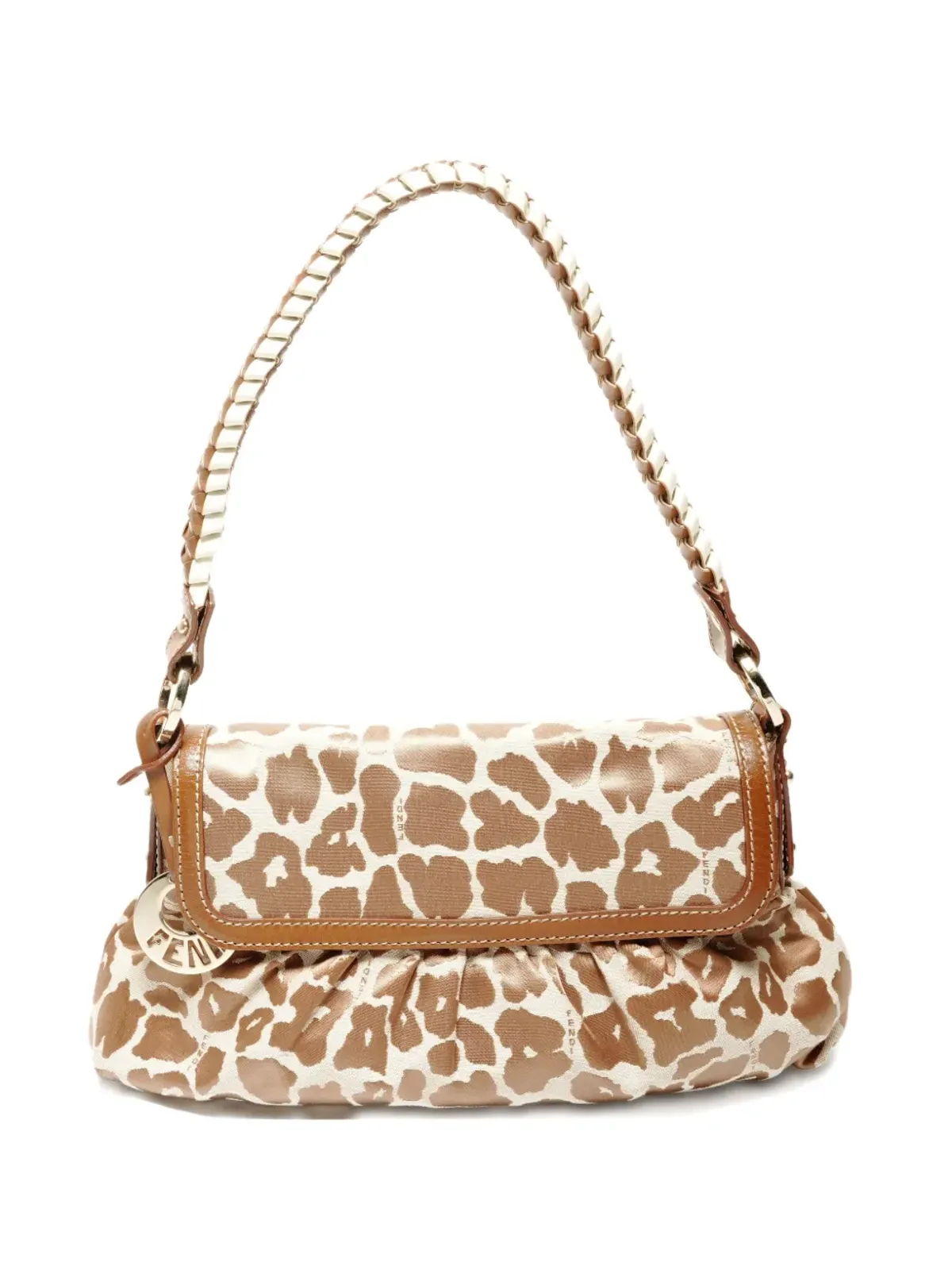 Fendi Pre-Owned 豹柄ショルダーバッグ - 画像1