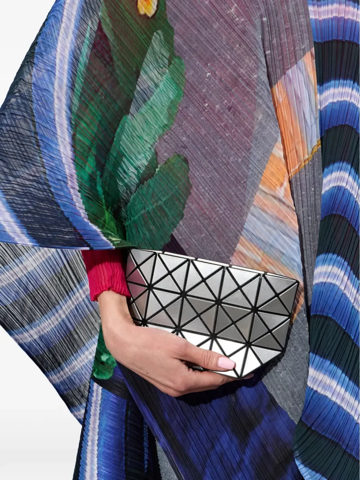 Bao Bao Issey Miyake 幾何学模様のクラッチ - 画像2