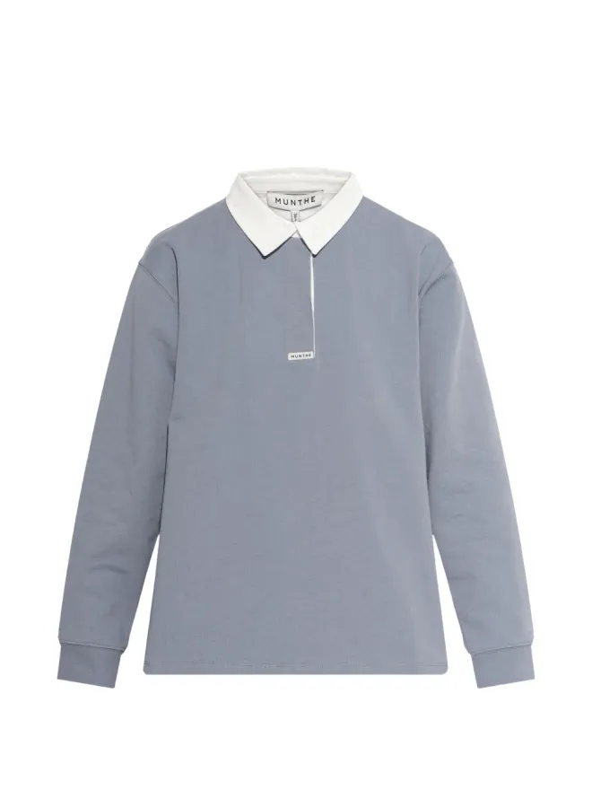 MUNTHE MUNTHE Becent 襟付き長袖ポロトップの商品画像