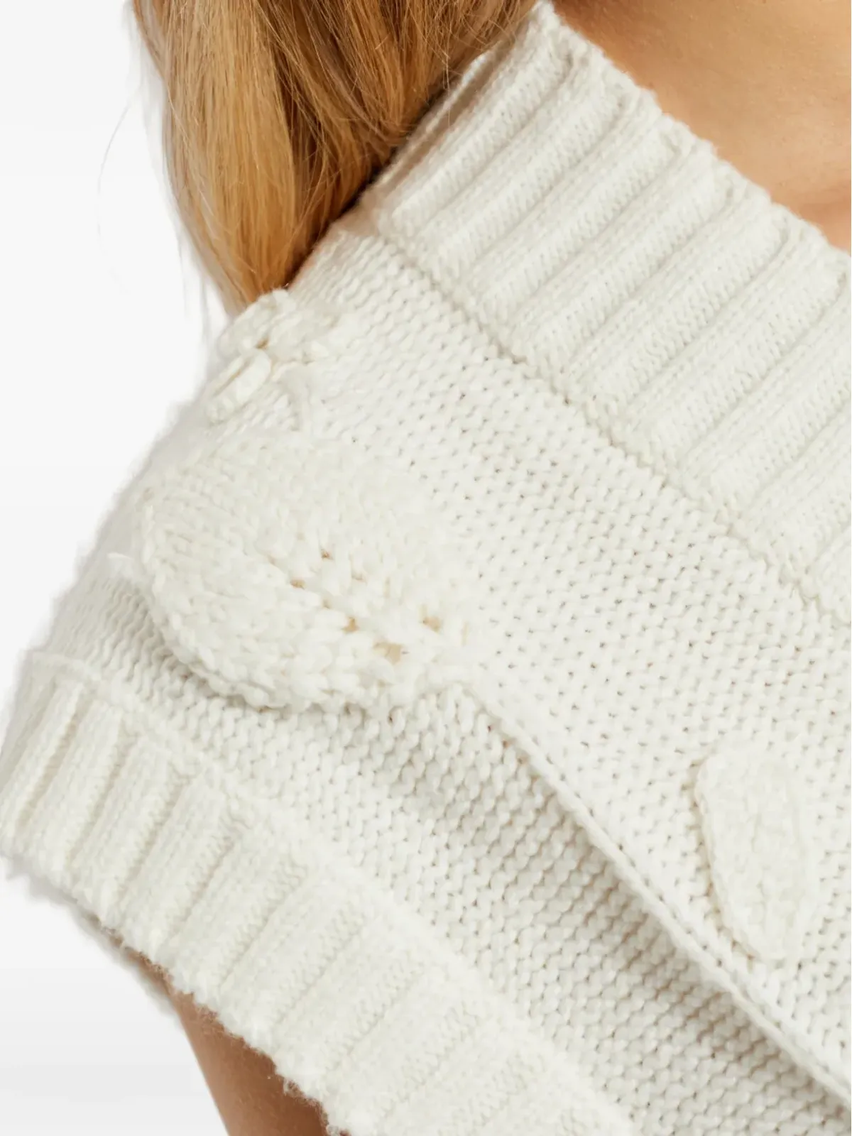 MUNTHE Baburi V-neck knitted vest - 画像5
