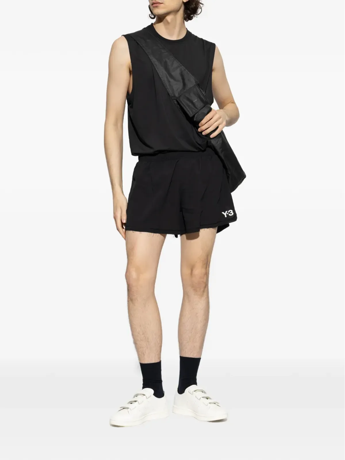 Y-3 ロゴディテール ランニングショーツ - 画像2