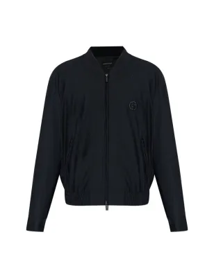 Giorgio Armani ロゴ刺繍ボンバージャケット - サムネイル1