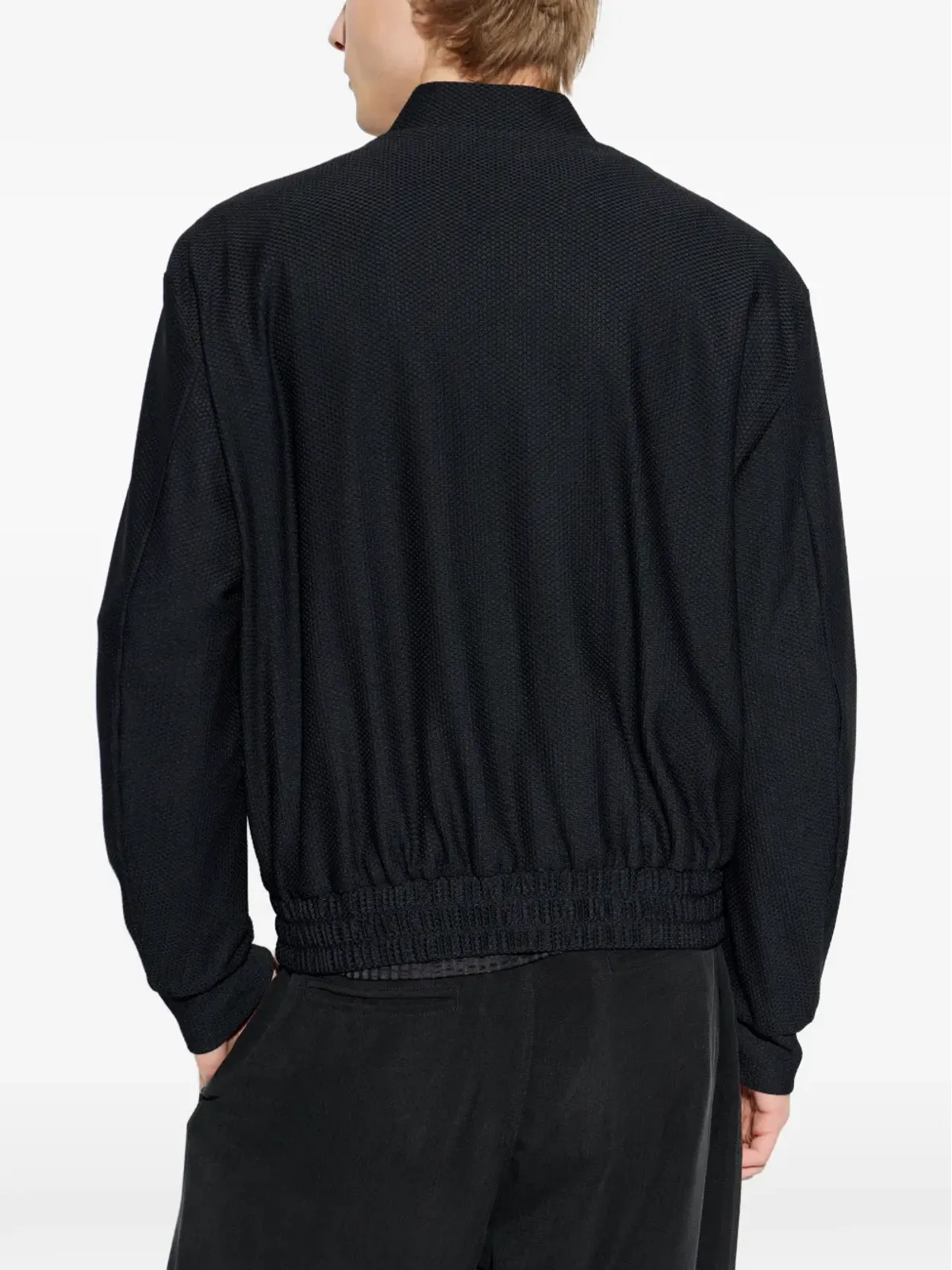Giorgio Armani ロゴ刺繍ボンバージャケット - 画像4