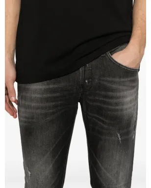 DONDUP George ripped jeans - Black - サムネイル5