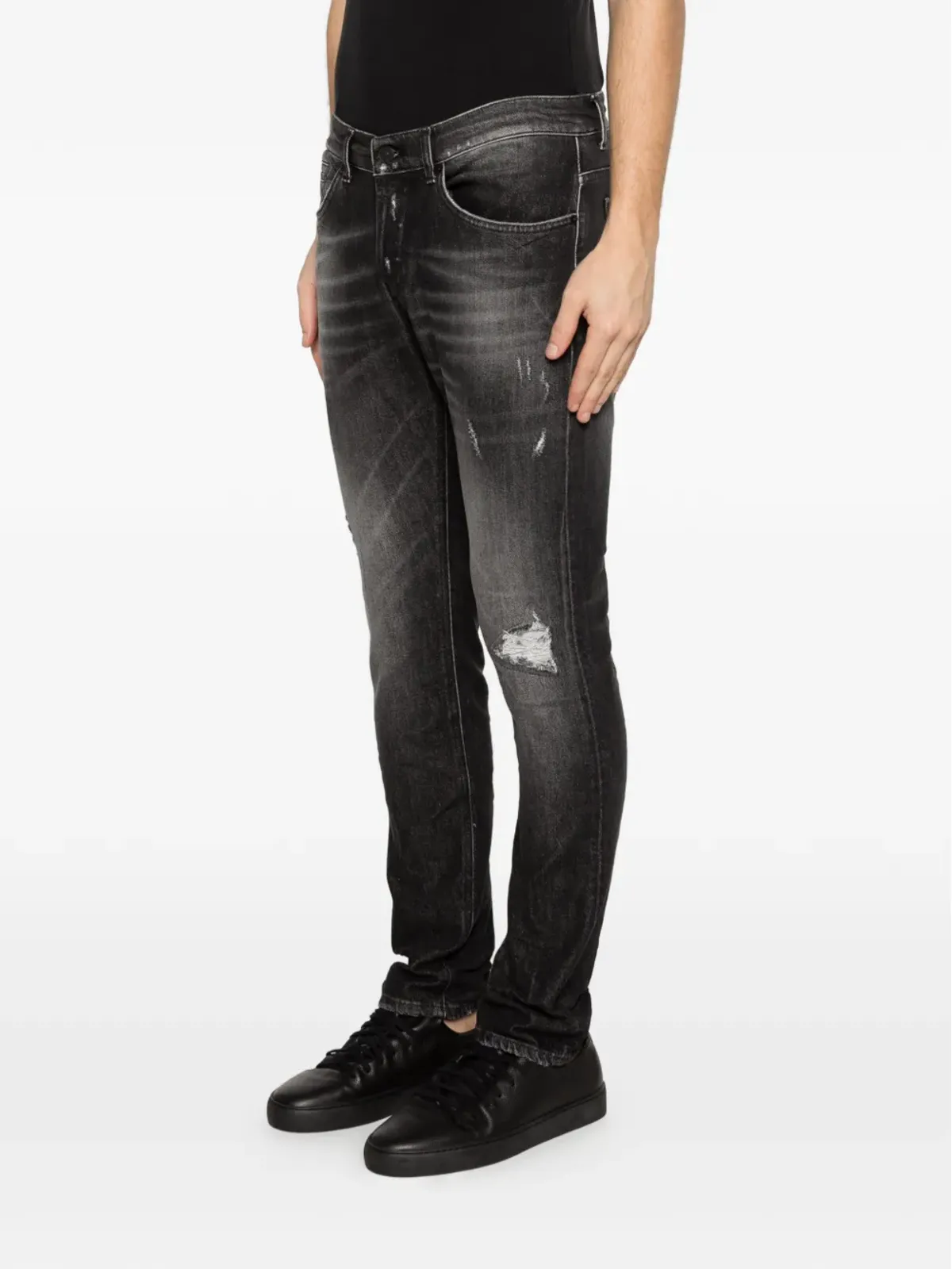 DONDUP George ripped jeans - Black - 画像3