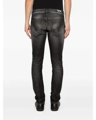 DONDUP George ripped jeans - Black - サムネイル4