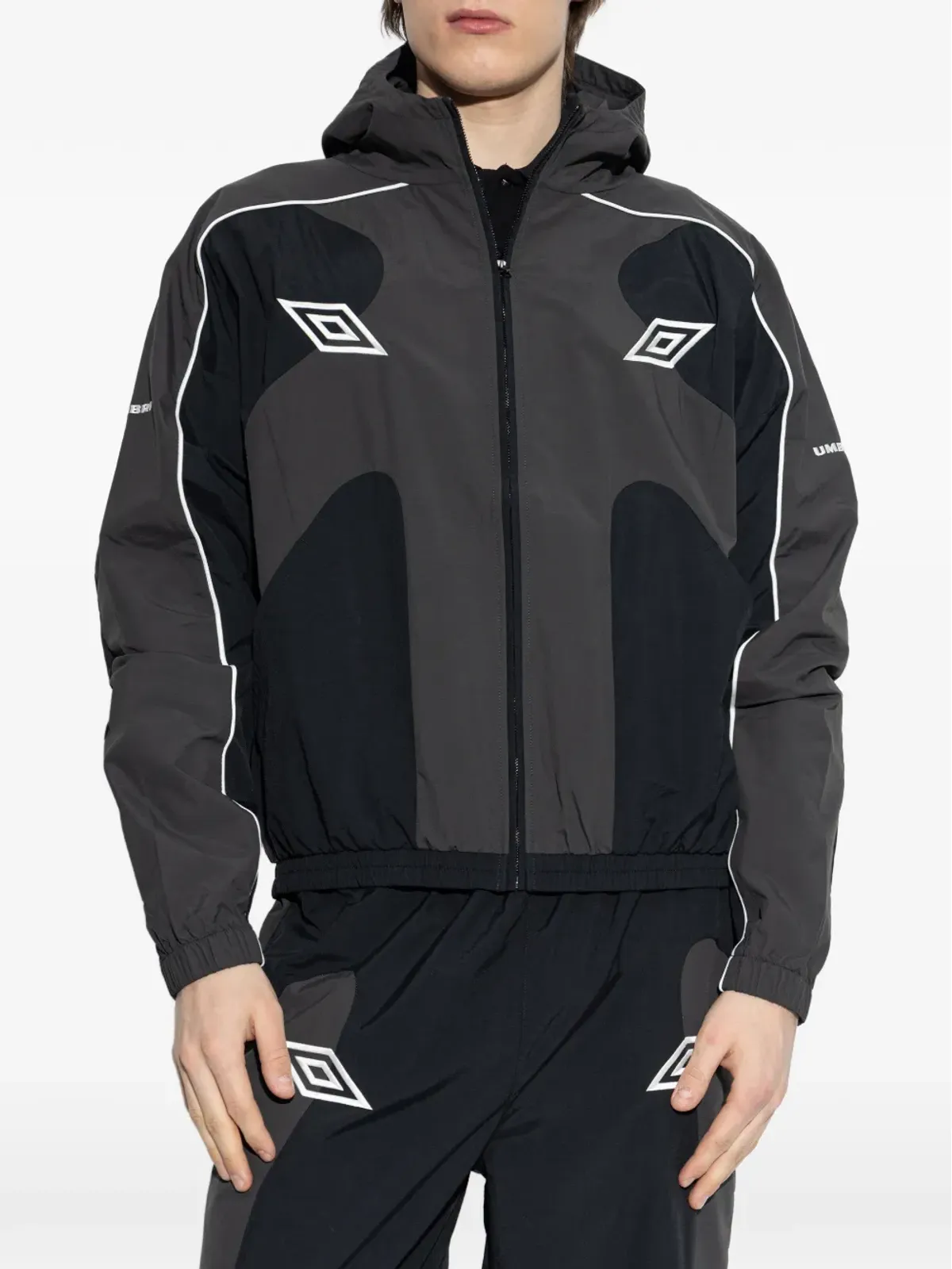 UMBRO ロゴ刺繍フード付きジャケット - 画像3
