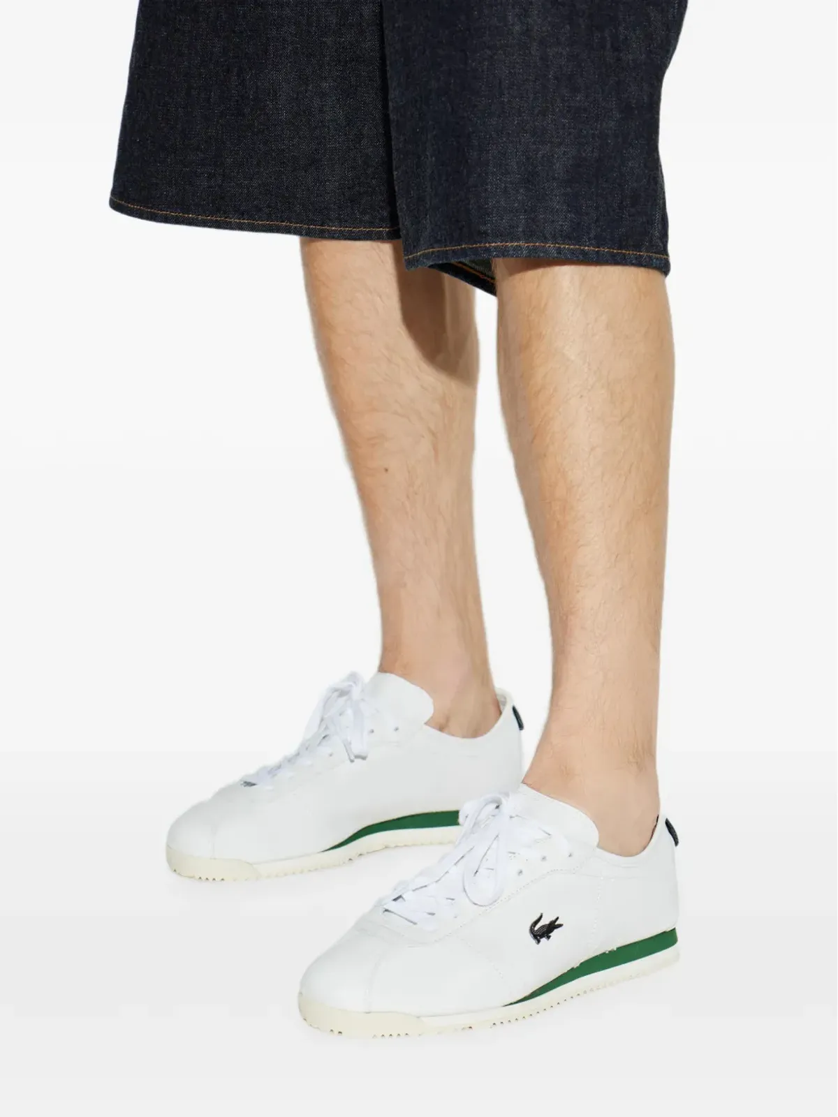 Lacoste ロゴアップリケ スニーカー - 画像5