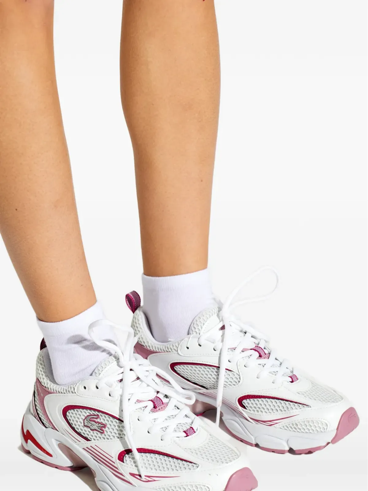 Lacoste カットアウトパネルドスニーカー - 画像5