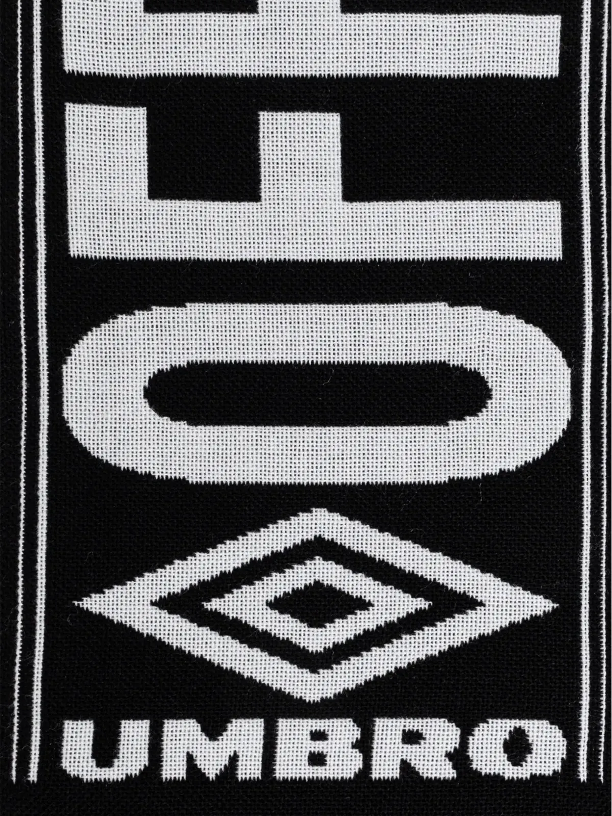 UMBRO ロゴプリント フリンジヘム スカーフ - 画像3