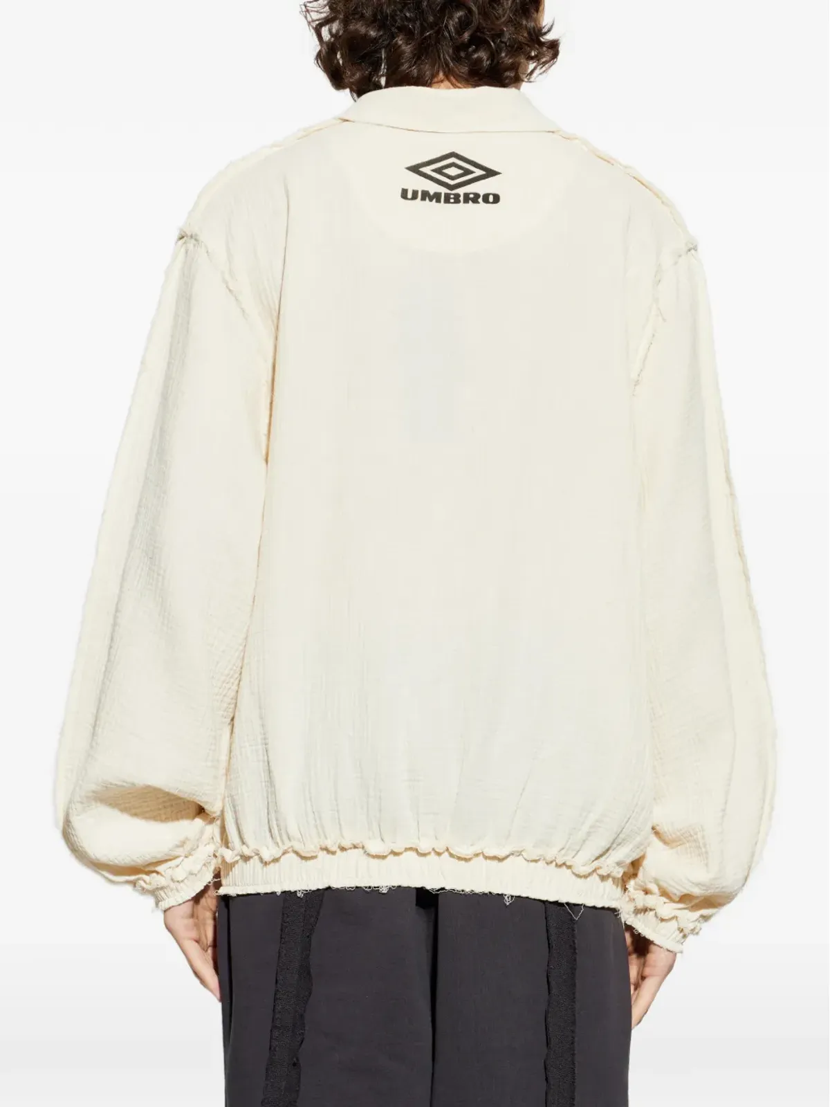 UMBRO レースアップ長袖スウェットシャツ - 画像4