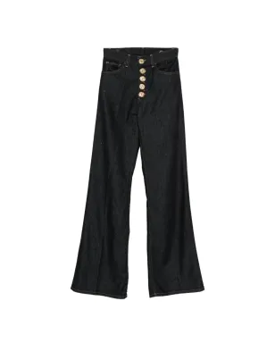 DONDUP ボタン付きコットンデニムジーンズ - サムネイル1