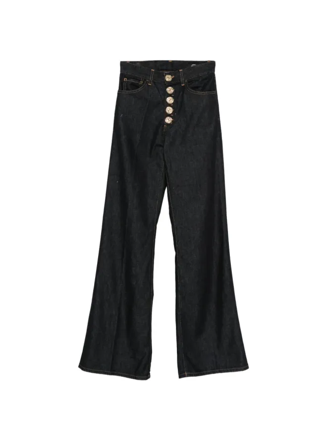 DONDUP DONDUP ボタン付きコットンデニムジーンズの商品画像