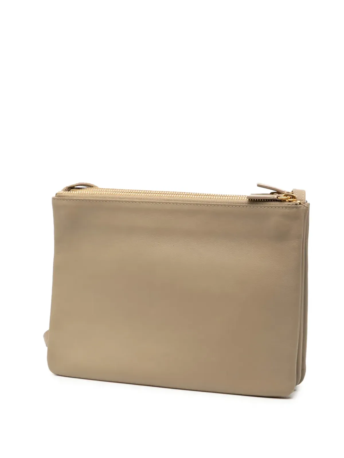 Celine Pre-Owned ラムスキン トリオ クロスボディバッグ - ブラウン - 画像3