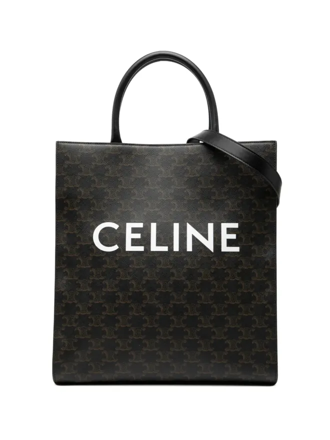 Celine Pre-Owned Celine ビンテージ 2023 Triomphe Cabas Tote Satchel - Brownの商品画像