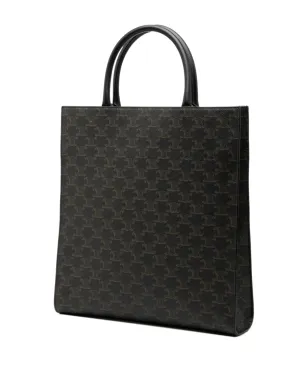Celine ビンテージ 2023 Triomphe Cabas Tote Satchel - Brown - サムネイル3
