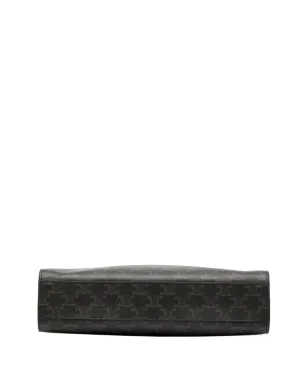 Celine ビンテージ 2023 Triomphe Cabas Tote Satchel - Brown - サムネイル4