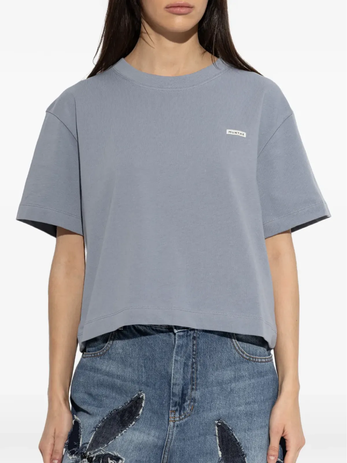 MUNTHE Bellamy ロゴディテール Tシャツ - 画像3