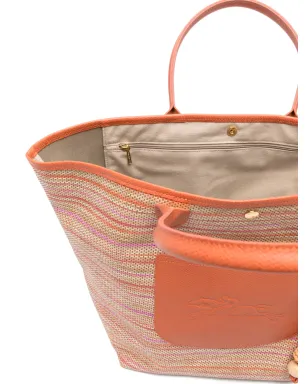 Longchamp Le Pliage Striped Appliqué Tote Bag - ニュートラル - サムネイル5