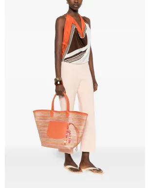 Longchamp Le Pliage Striped Appliqué Tote Bag - ニュートラル - サムネイル2