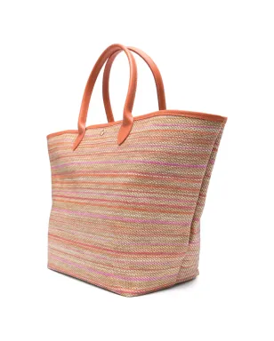 Longchamp Le Pliage Striped Appliqué Tote Bag - ニュートラル - サムネイル3