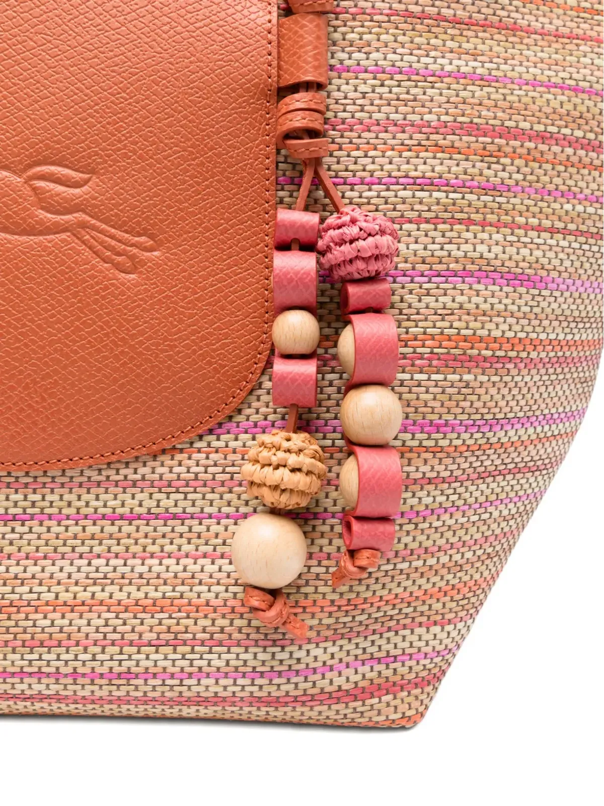 Longchamp Le Pliage Striped Appliqué Tote Bag - ニュートラル - 画像4