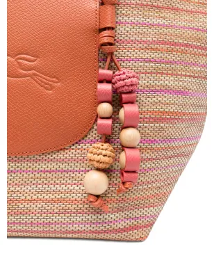 Longchamp Le Pliage Striped Appliqué Tote Bag - ニュートラル - サムネイル4
