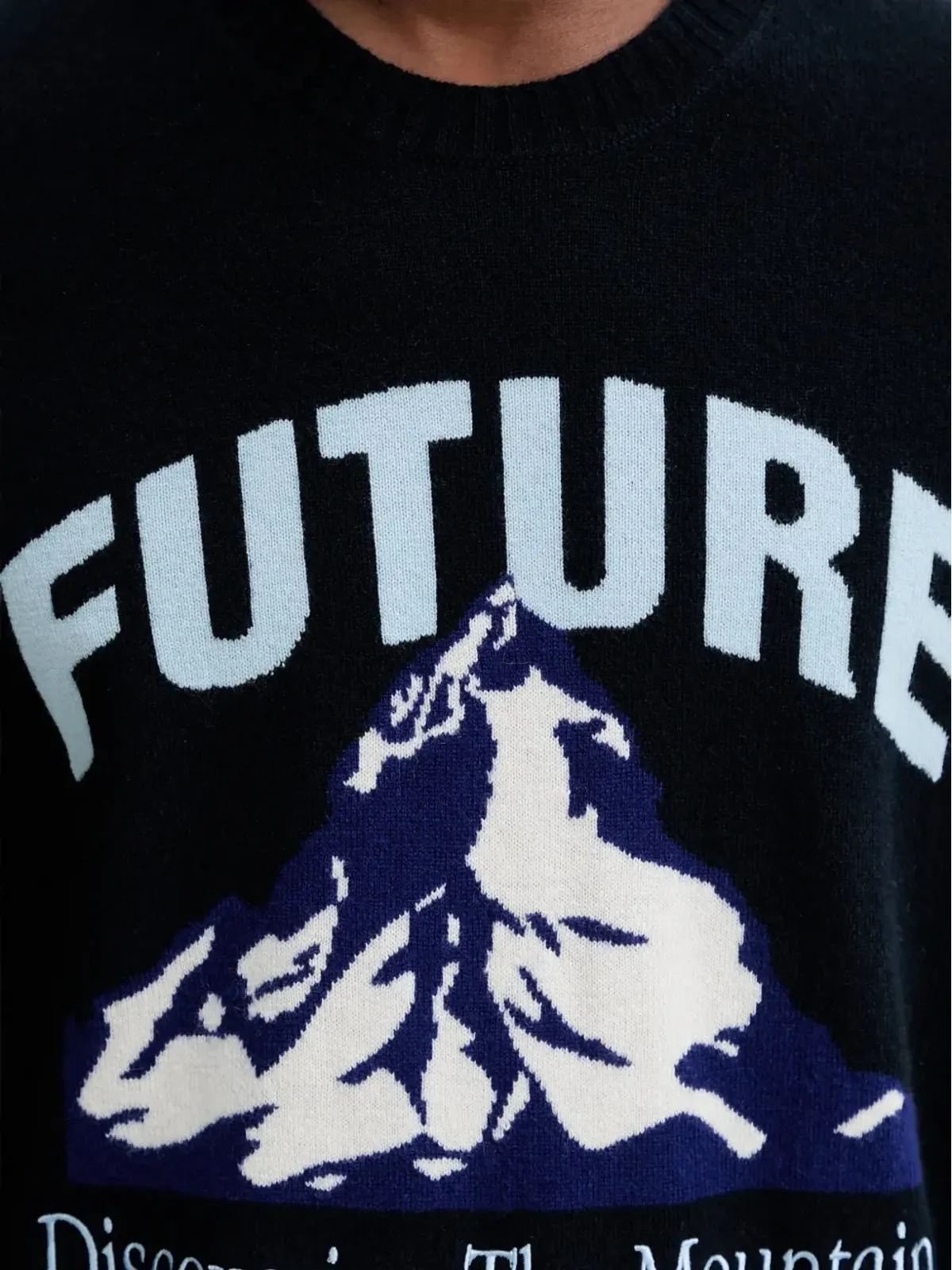 FROM FUTURE 山岳グラフィックセーター - 画像5