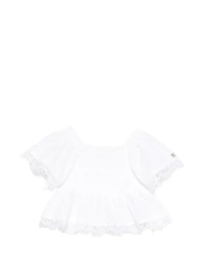 Ermanno Scervino Junior Ermanno Scervino Junior オースティン レースブラウスの商品画像