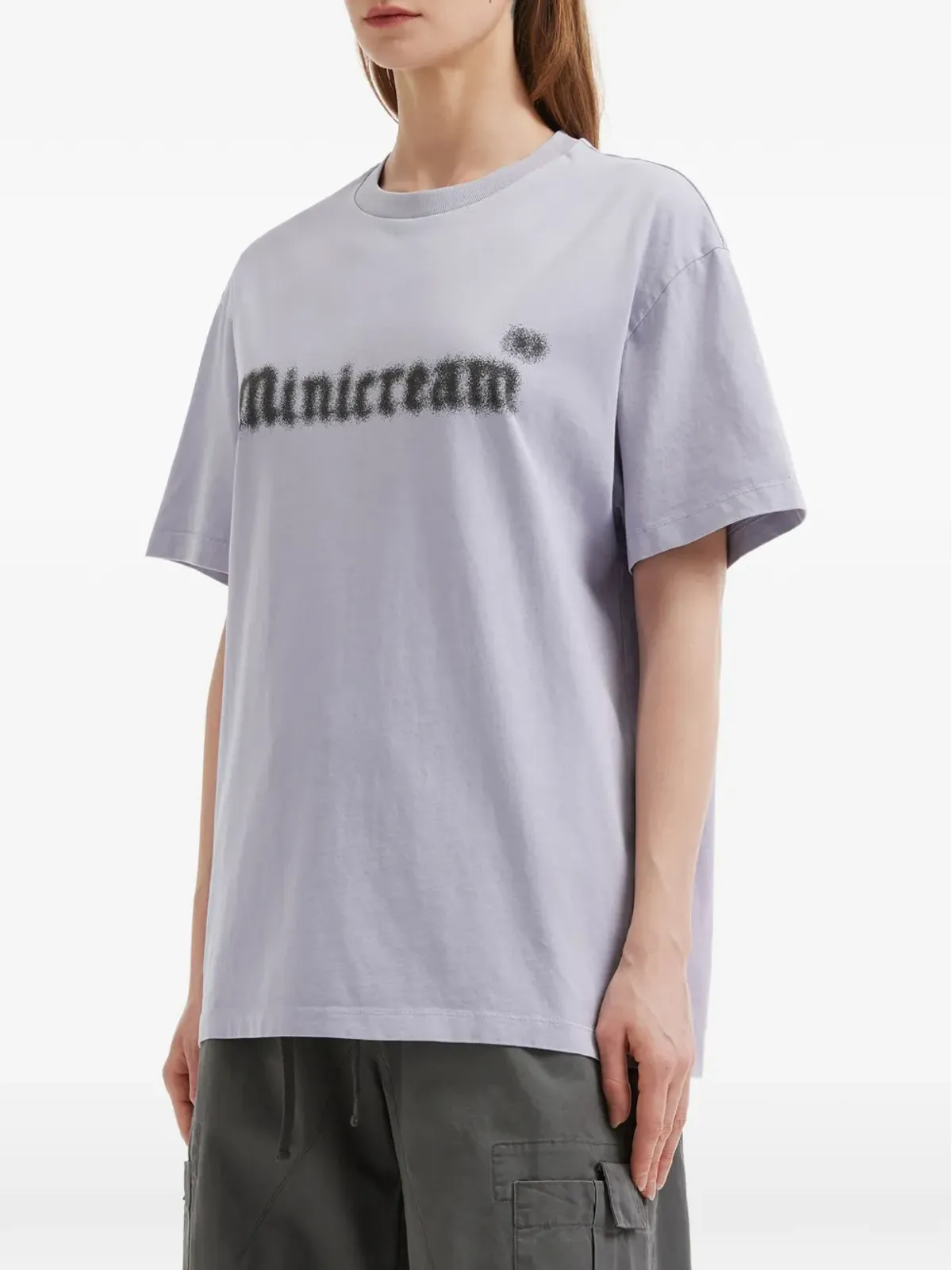 Mini Cream ロゴプリントTシャツ - 画像3