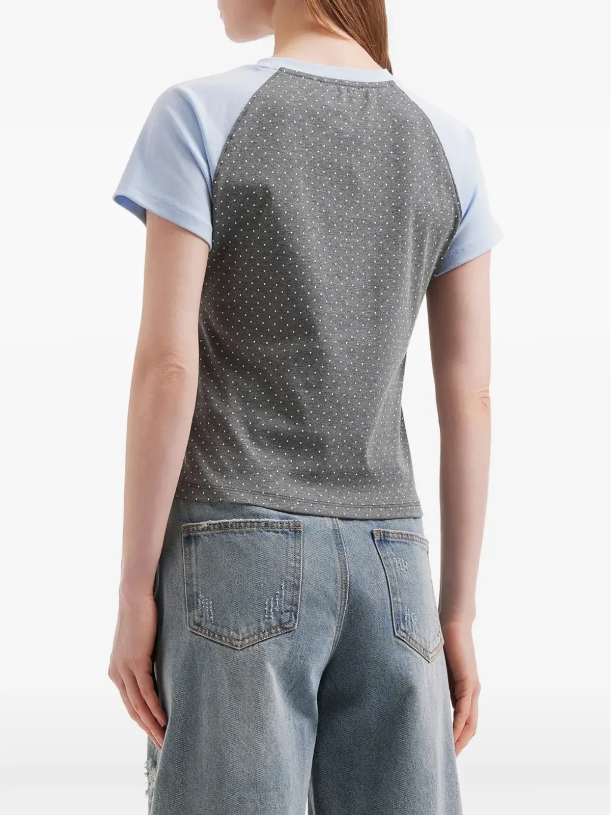 Mini Cream 水玉柄Tシャツ - 画像4