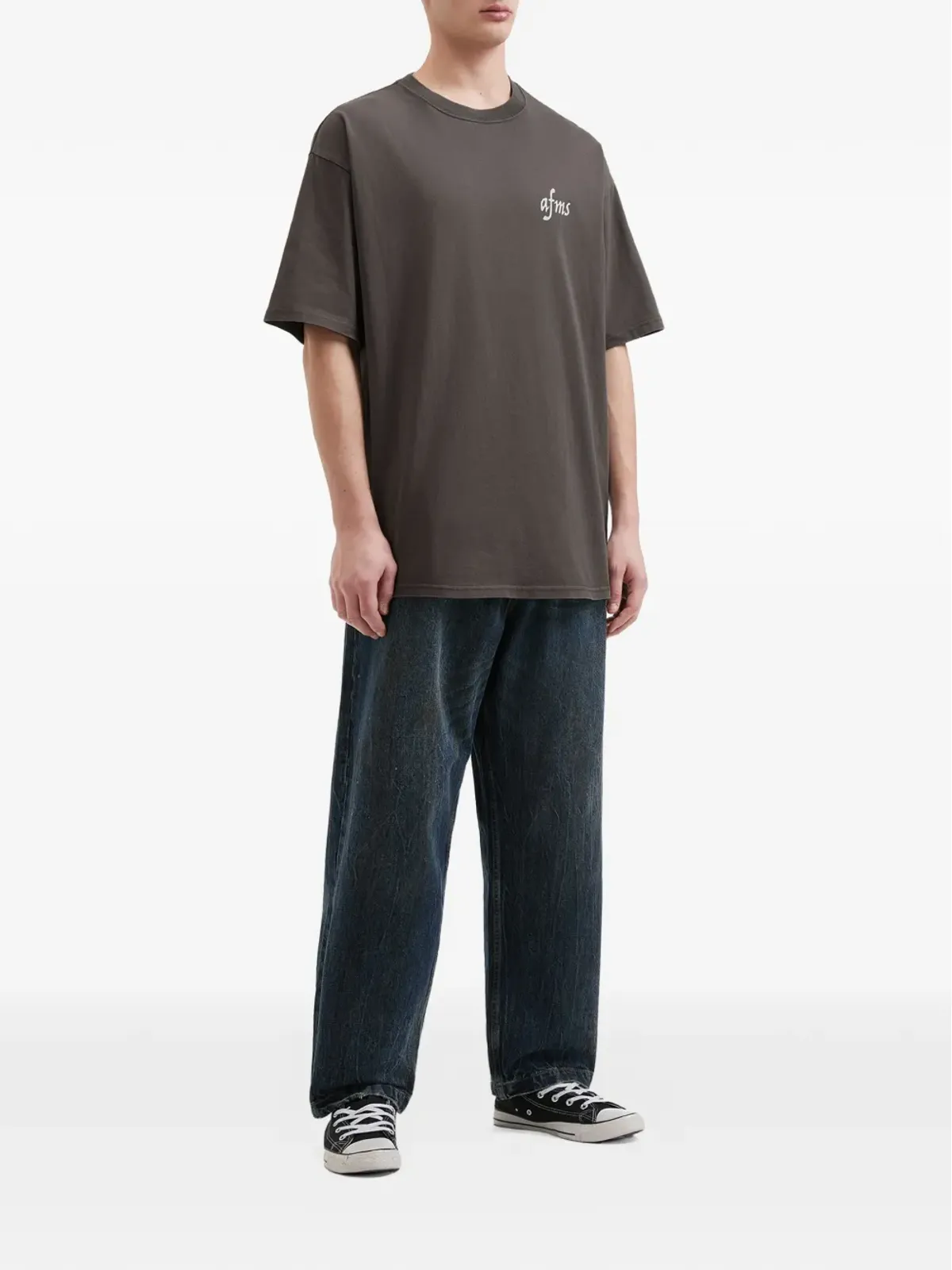 aftermaths エレファント刺繍入り Tシャツ - 画像2