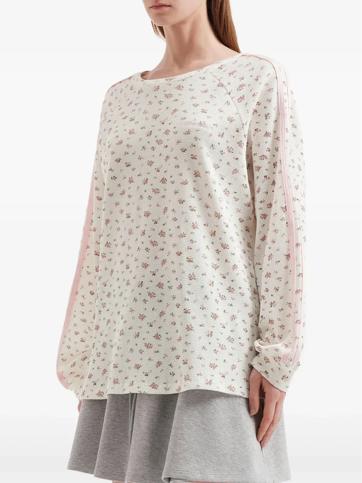Mini Cream 花柄プリントTシャツ - 画像3