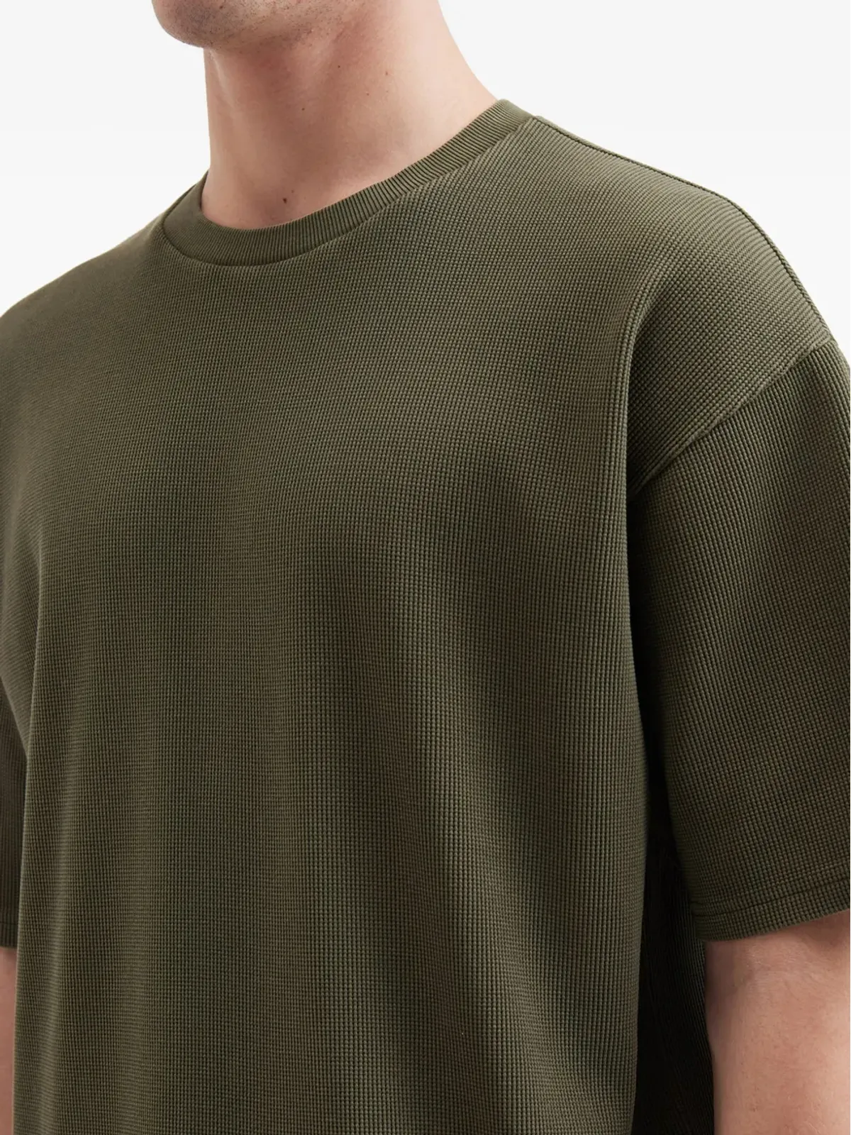 aftermaths ワッフルテクスチャーTシャツ - 画像5