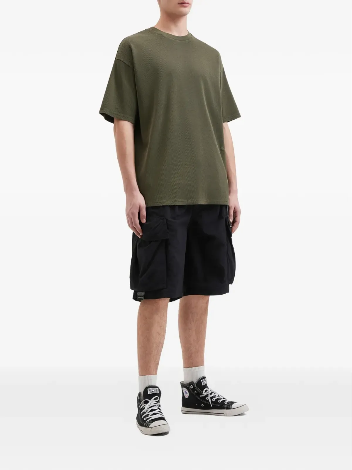 aftermaths ワッフルテクスチャーTシャツ - 画像2