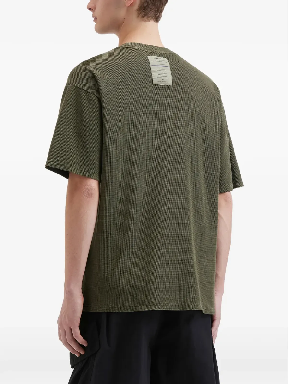 aftermaths ワッフルテクスチャーTシャツ - 画像4
