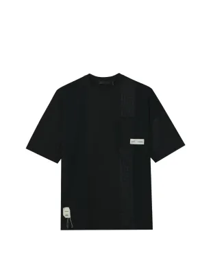 FIVE CM チェックパネルTシャツ - サムネイル1