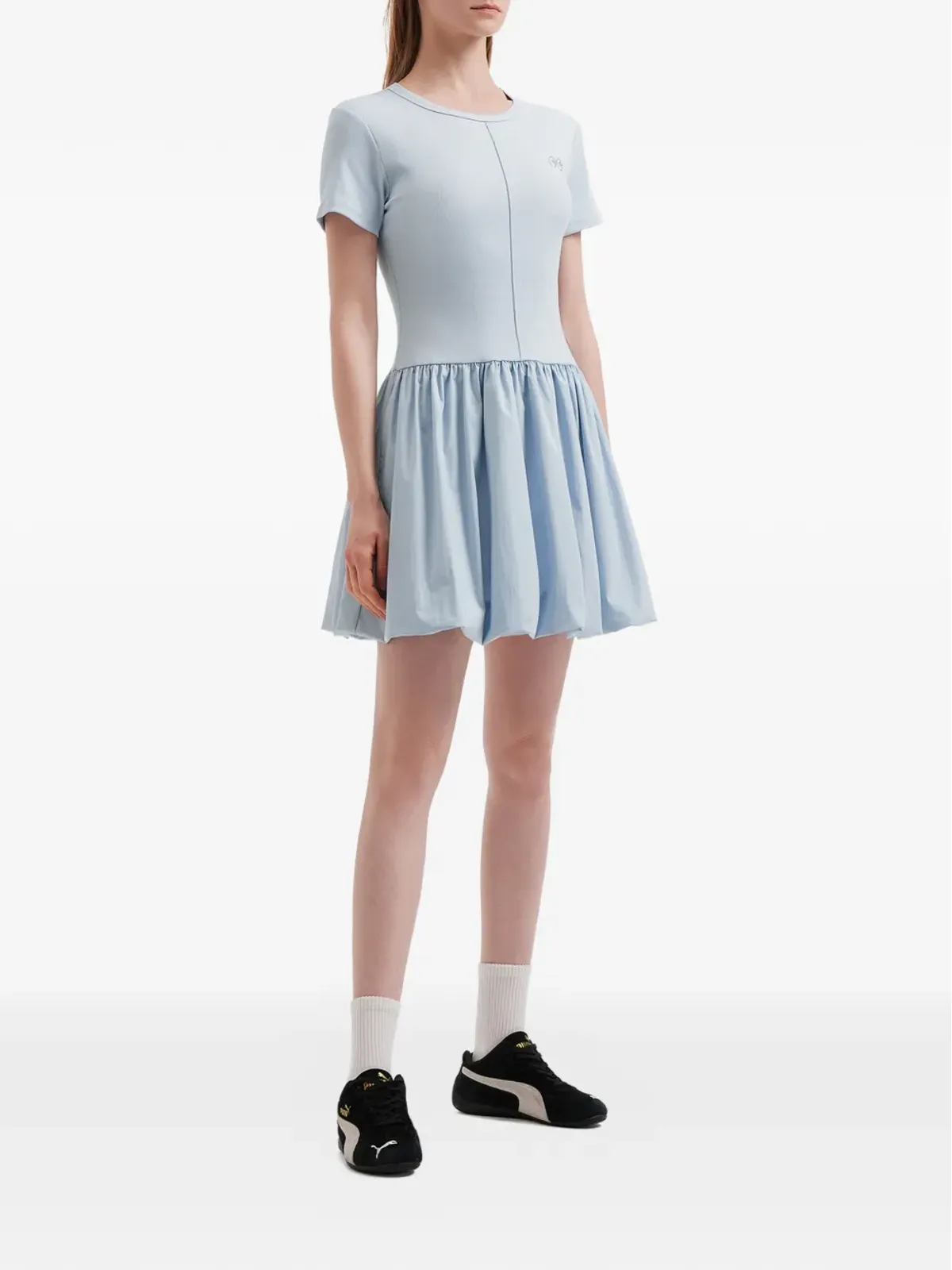 Mini Cream パネルドミニワンピース - 画像2