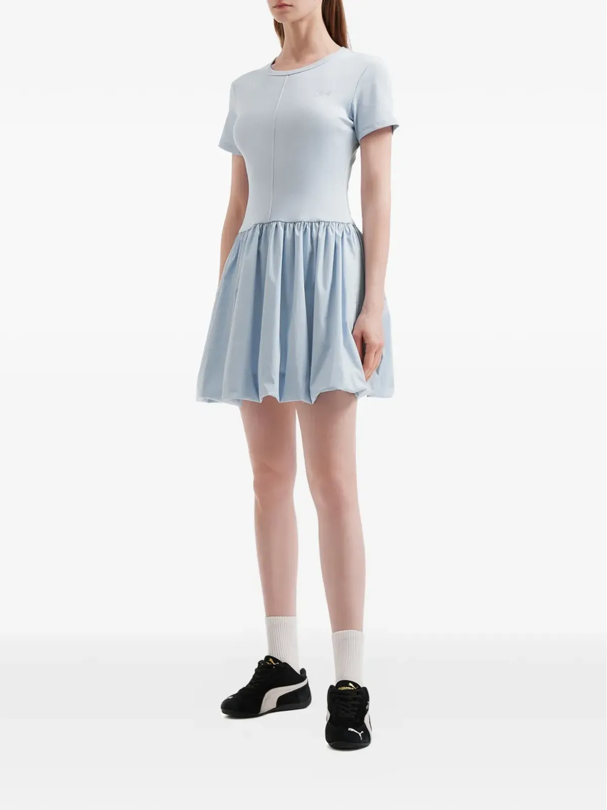 Mini Cream パネルドミニワンピース - 画像3