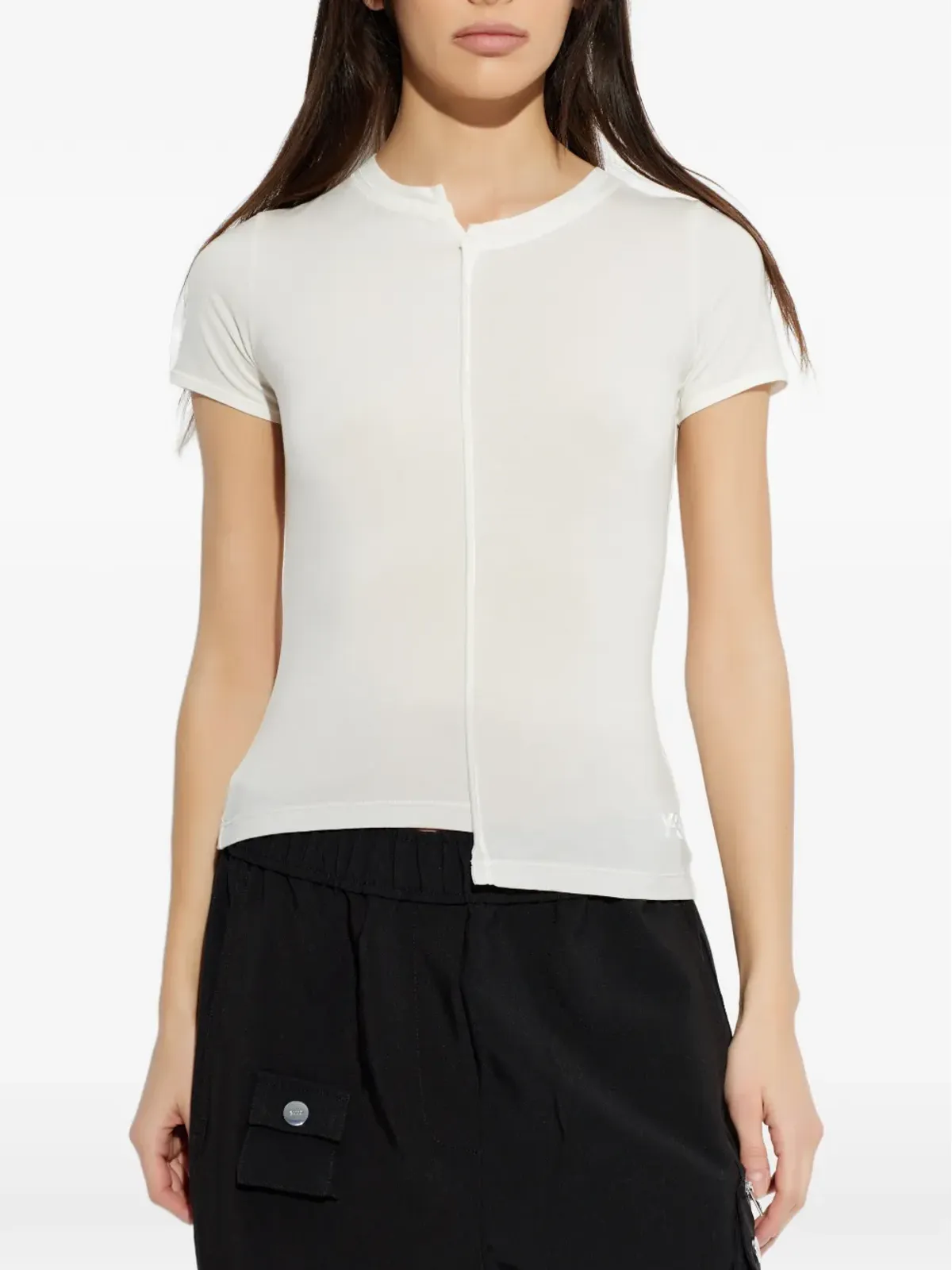 Y-3 ジップディテールTシャツ - 画像3