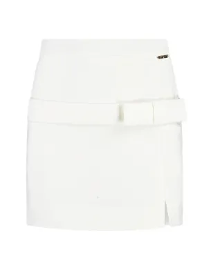 TWINSET Kids ボウディテールスカート - White - サムネイル1